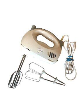 Crofton TSK-941SSN 5-Speed Turbo Hand Mixer Retro Vintage TESTED Kitchen Baking